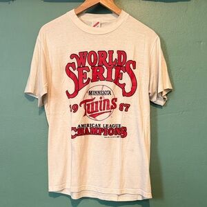 Vintage 1987 Minnesota Twins, World Series T-shirt